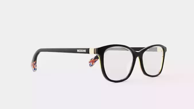 Missoni - MIS 0020 807 Glasses Low-poly 3D model Missoni - MIS 0020 807 Glasses Low-poly 3D model