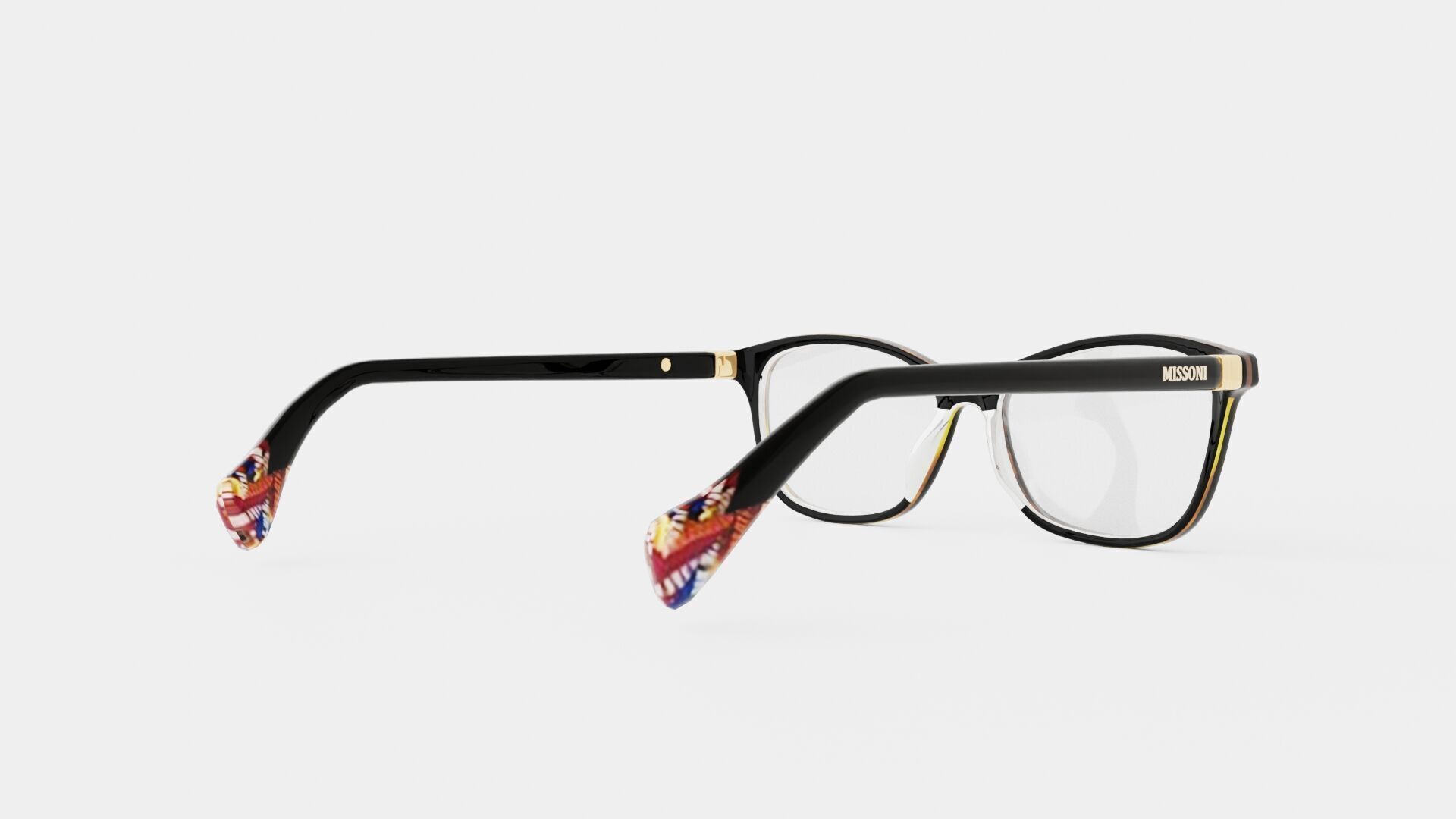 Missoni - MIS 0020 807 Glasses Low-poly 3D model_3