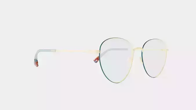 Missoni - MIS 0018 PEF Glasses Low-poly 3D model Missoni - MIS 0018 PEF Glasses Low-poly 3D model