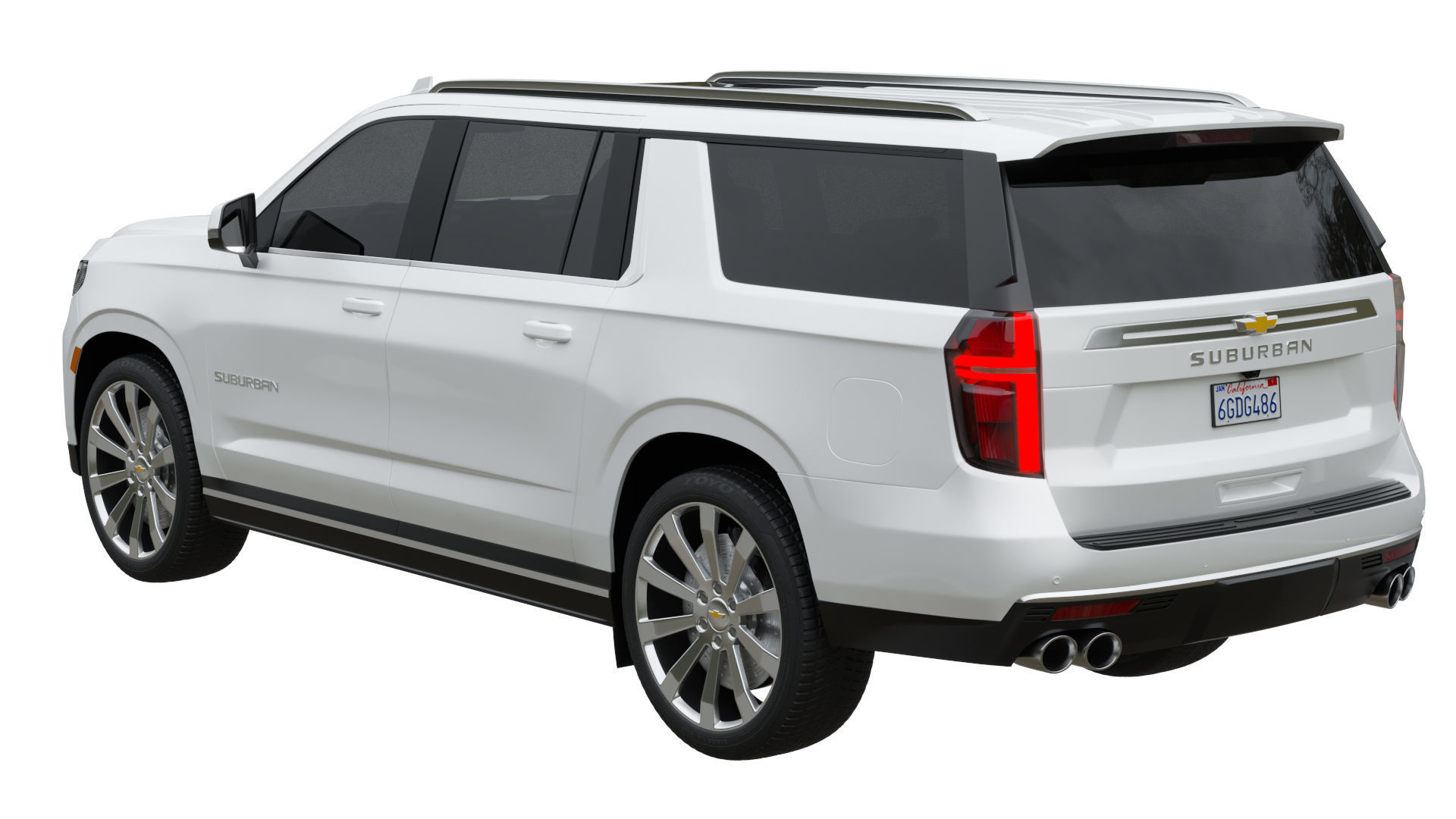 Chevrolet Suburban 2020 3D model_2