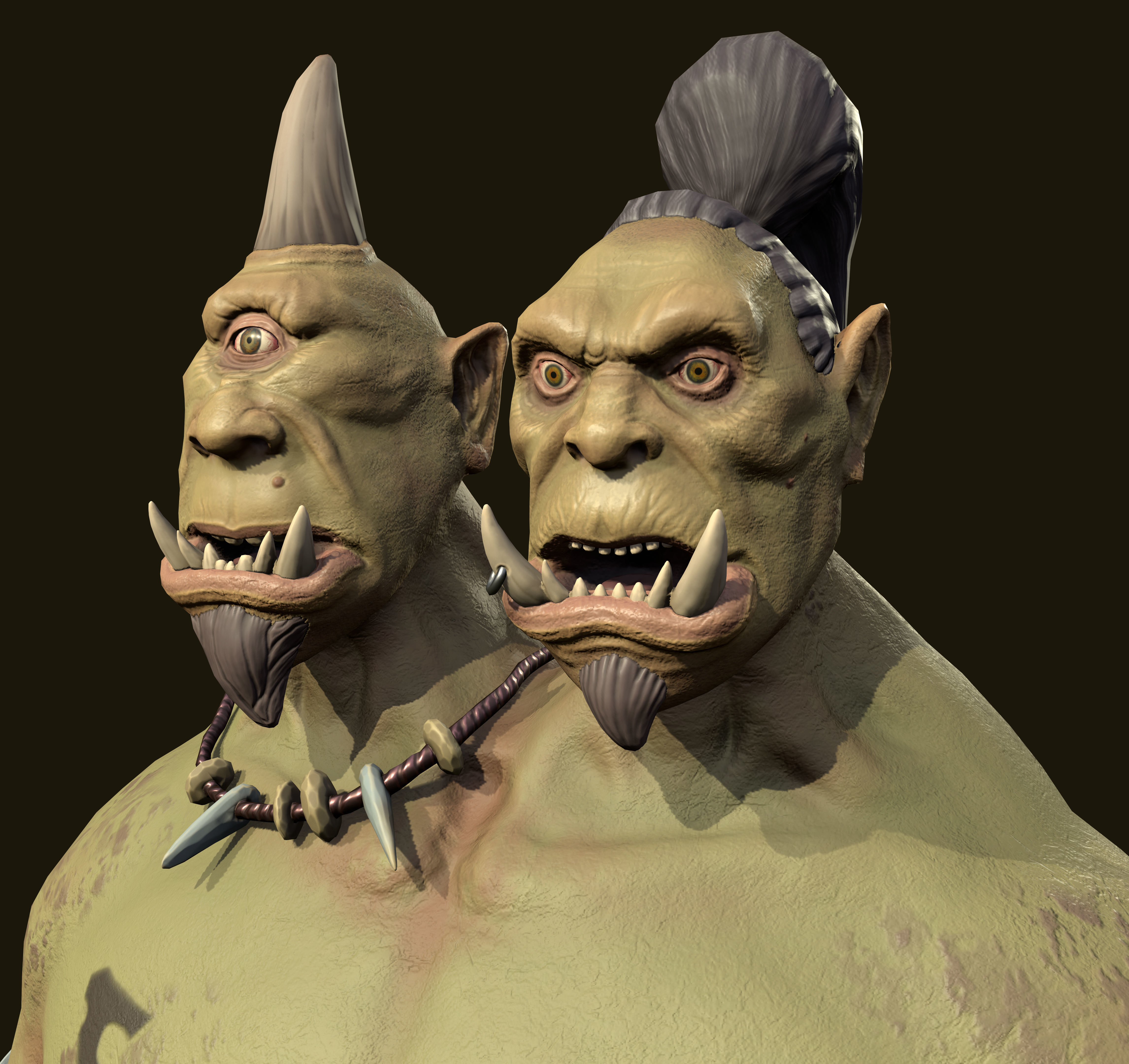 Ogre Character Low-poly 3D model_4