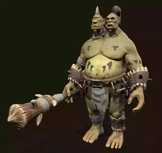 Ogre Character Low-poly 3D model