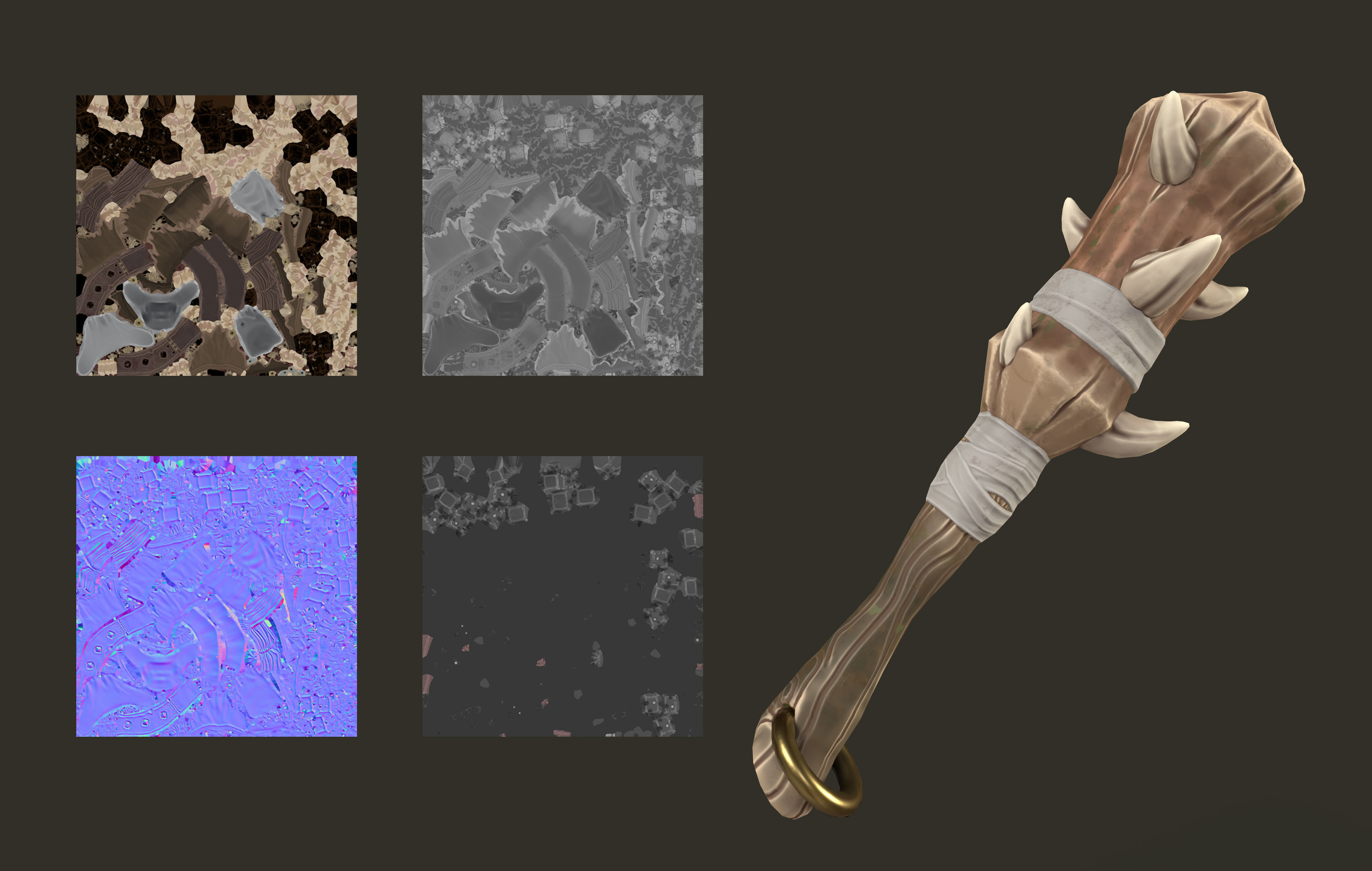 Ogre Character Low-poly 3D model_7