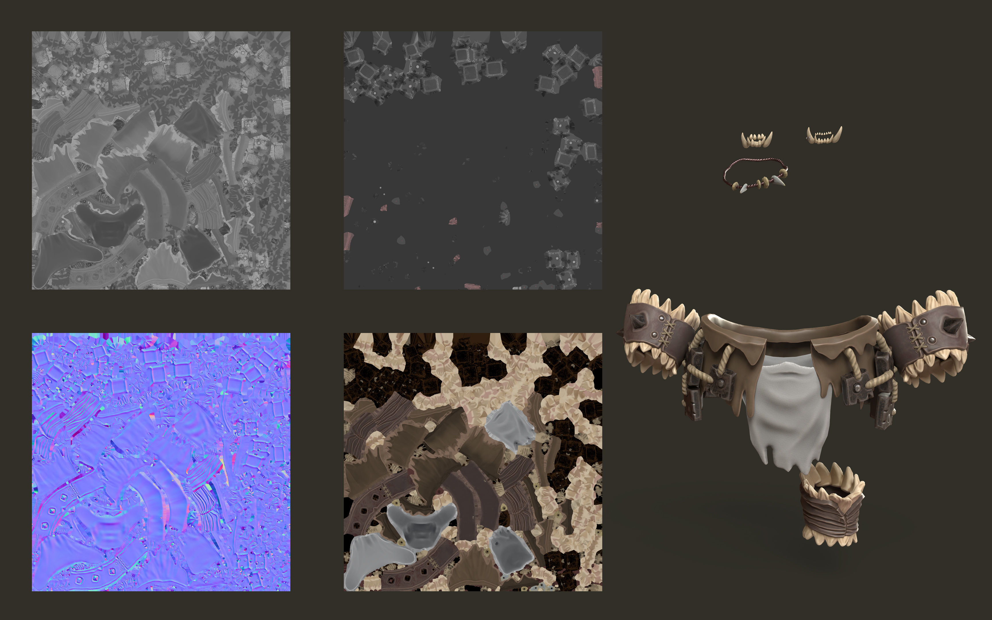 Ogre Character Low-poly 3D model_9