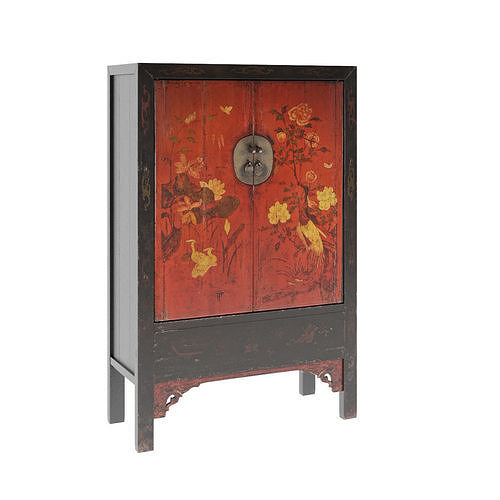 Chinese Antique Cabinet Low-poly 3D model
