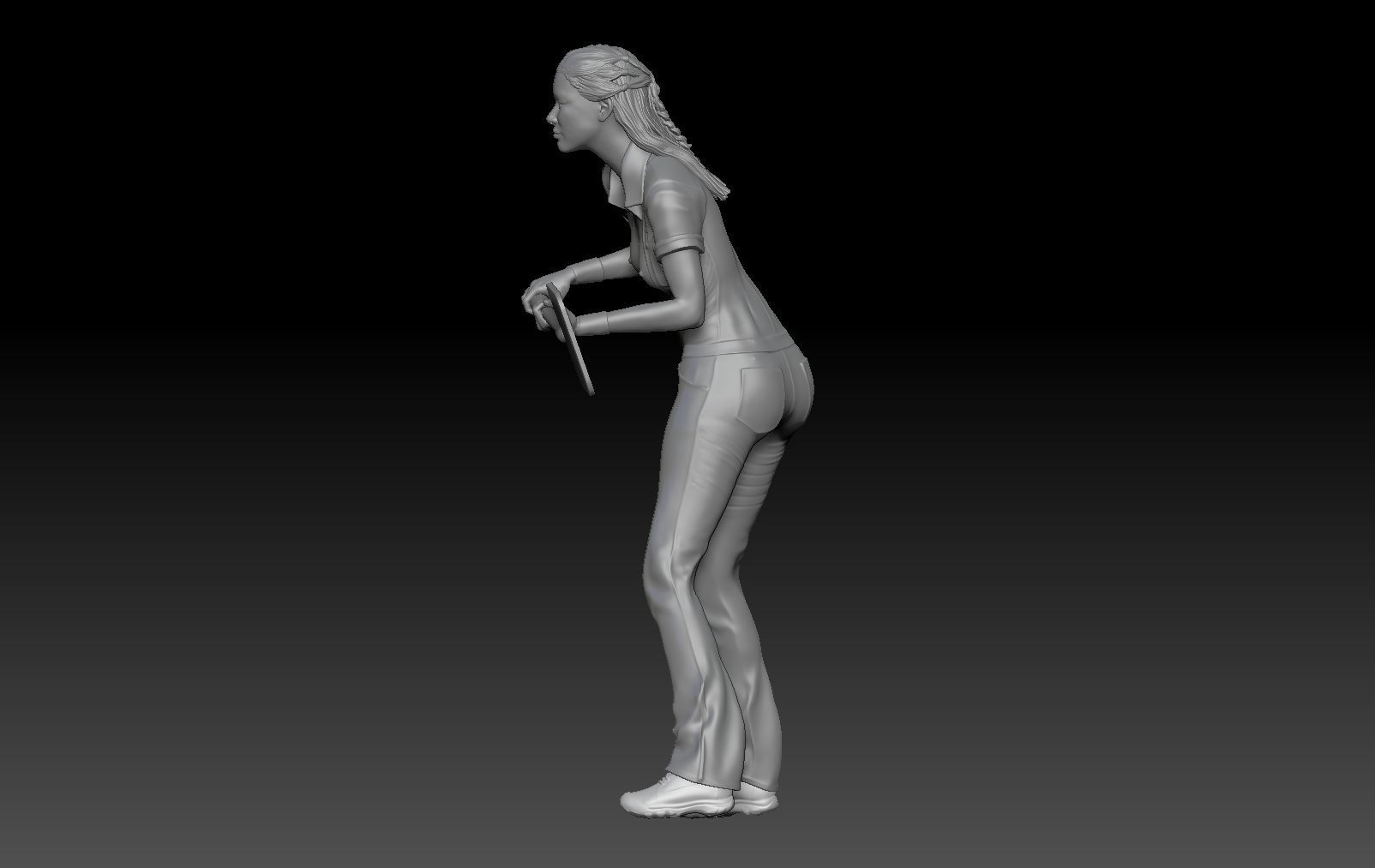SEXY GIRL F1 PIT STOP 4 3D print model_2