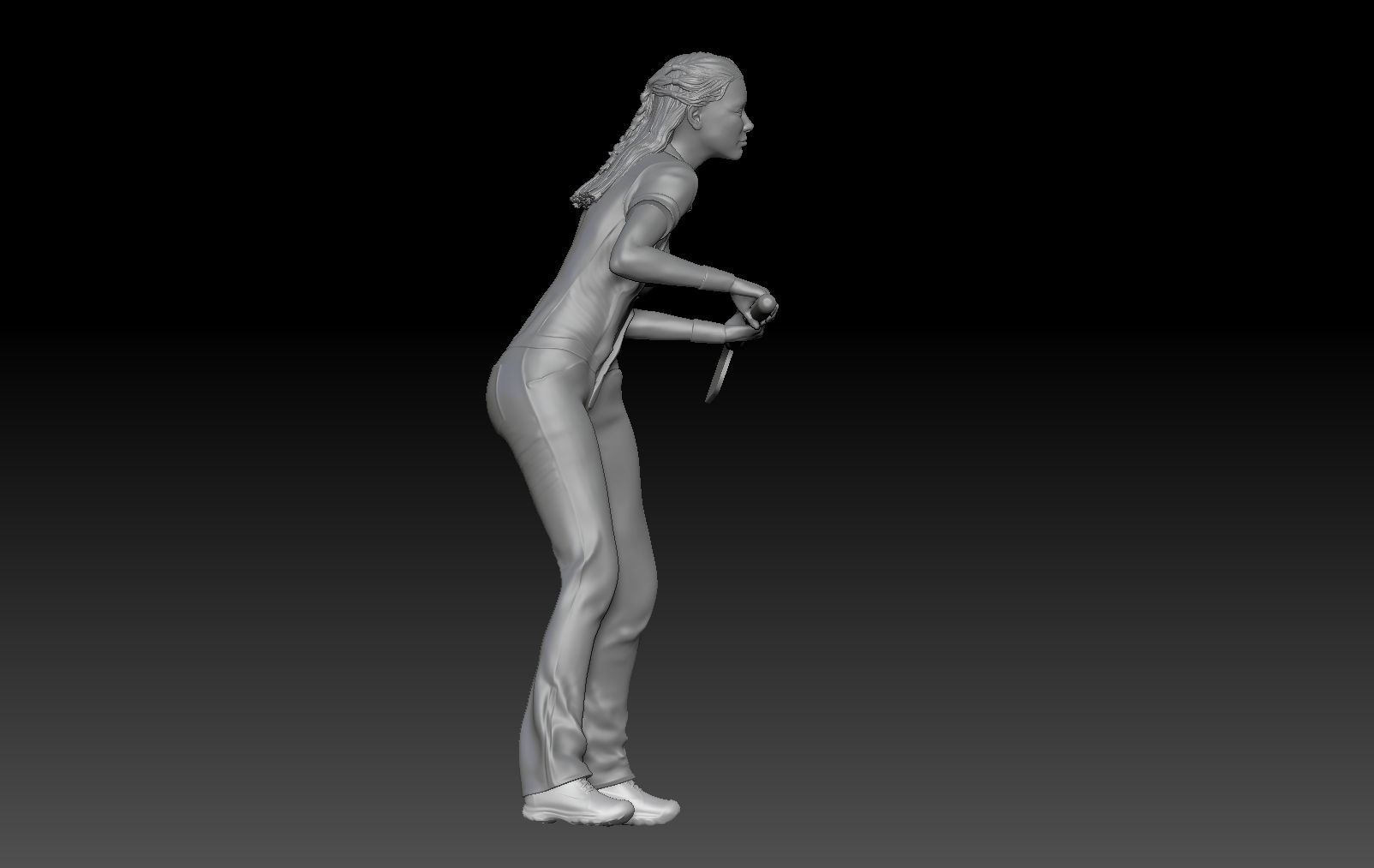 SEXY GIRL F1 PIT STOP 4 3D print model_4