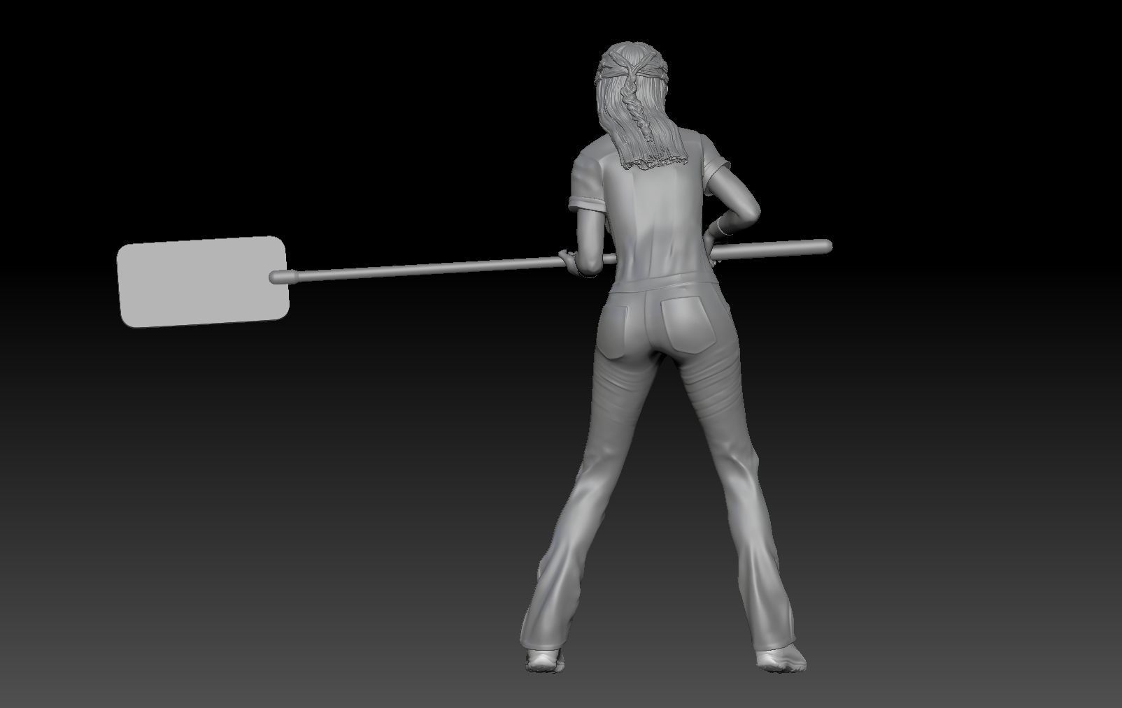 SEXY GIRL F1 PIT STOP 4 3D print model_3