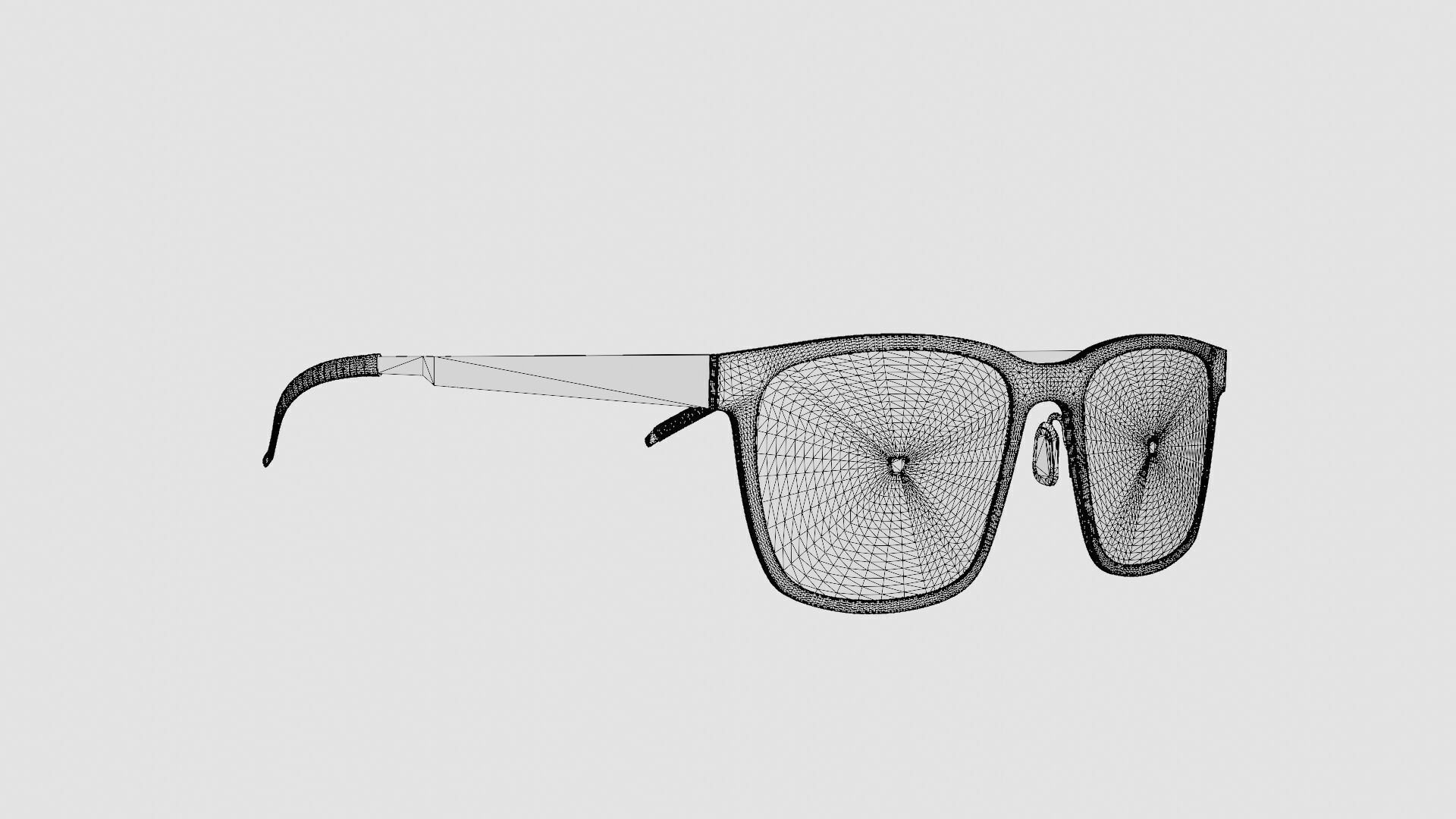 Orgreen - North Male 907 Glasses Low-poly 3D model_7