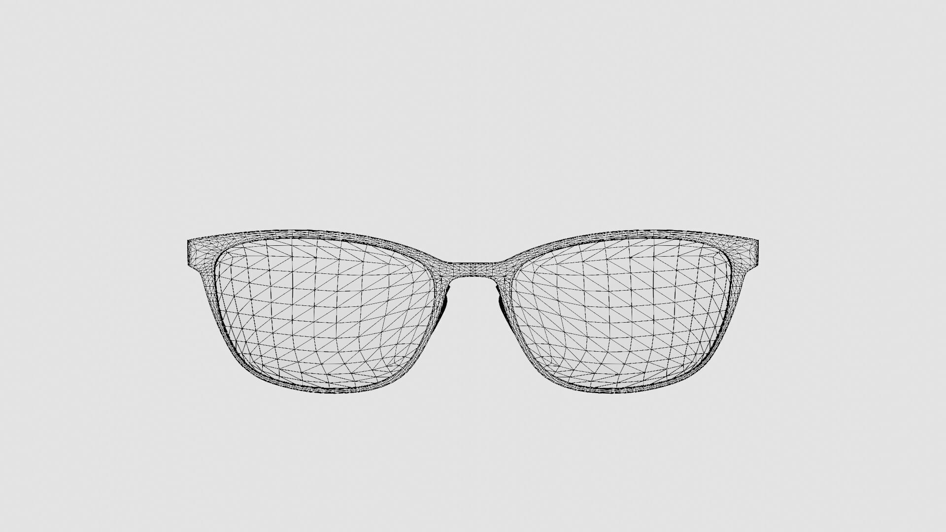 Orgreen - Mentawai 923 Glasses Low-poly 3D model_6