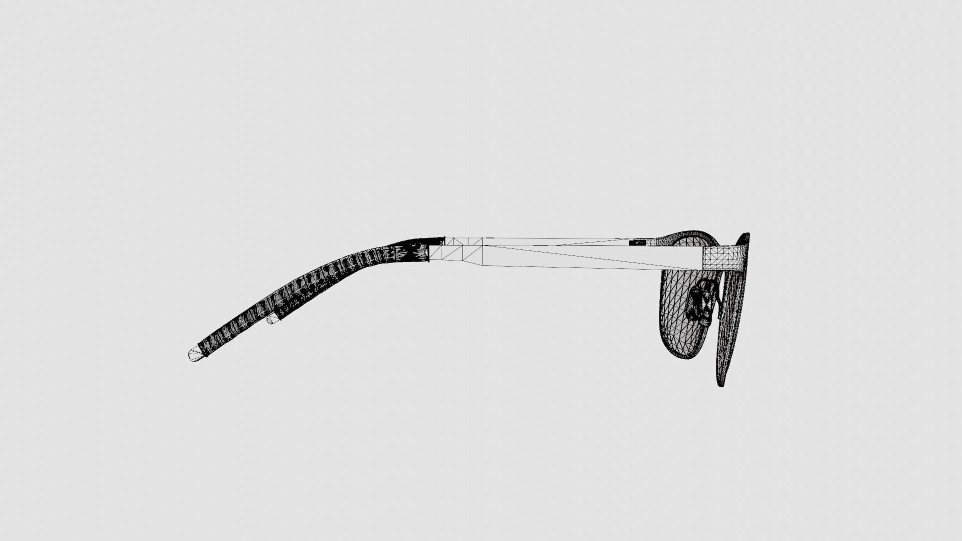 Orgreen - Mentawai 923 Glasses Low-poly 3D model_8