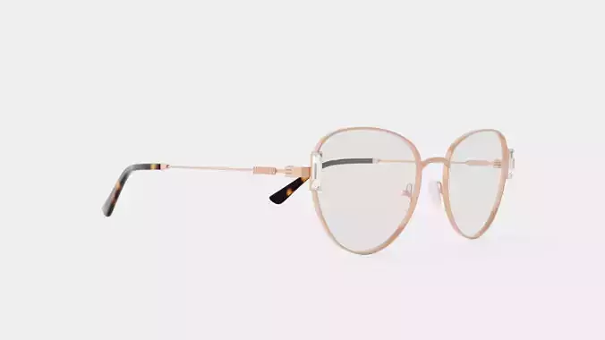 Moschino - MOS562 DDB Glasses Low-poly 3D model