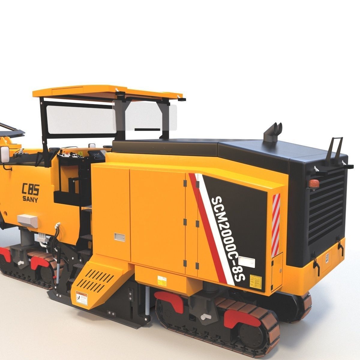  Asphalt Milling Machine 1 3D model_9