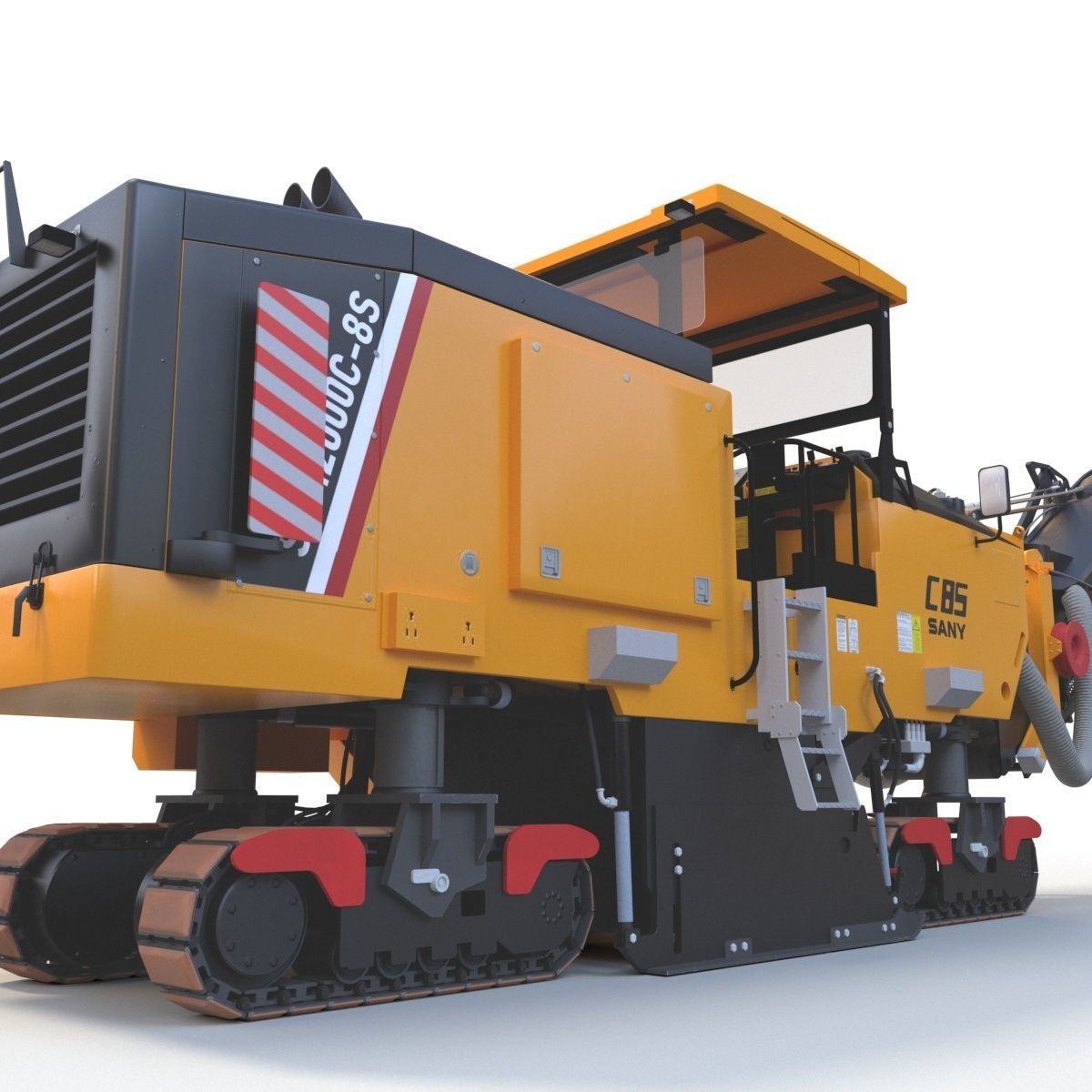  Asphalt Milling Machine 1 3D model_10