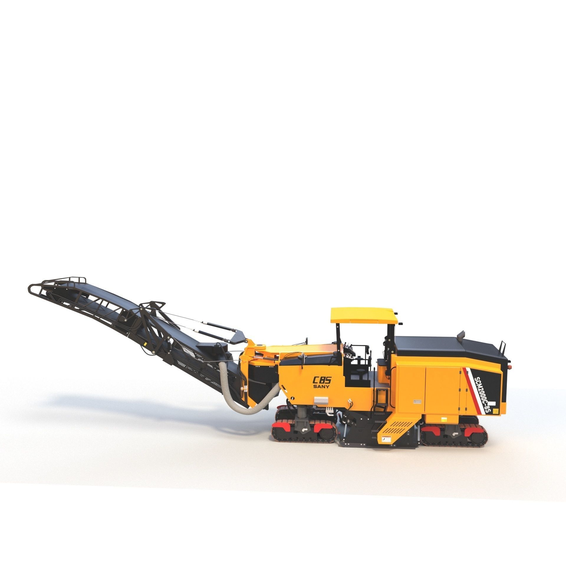  Asphalt Milling Machine 1 3D model_2