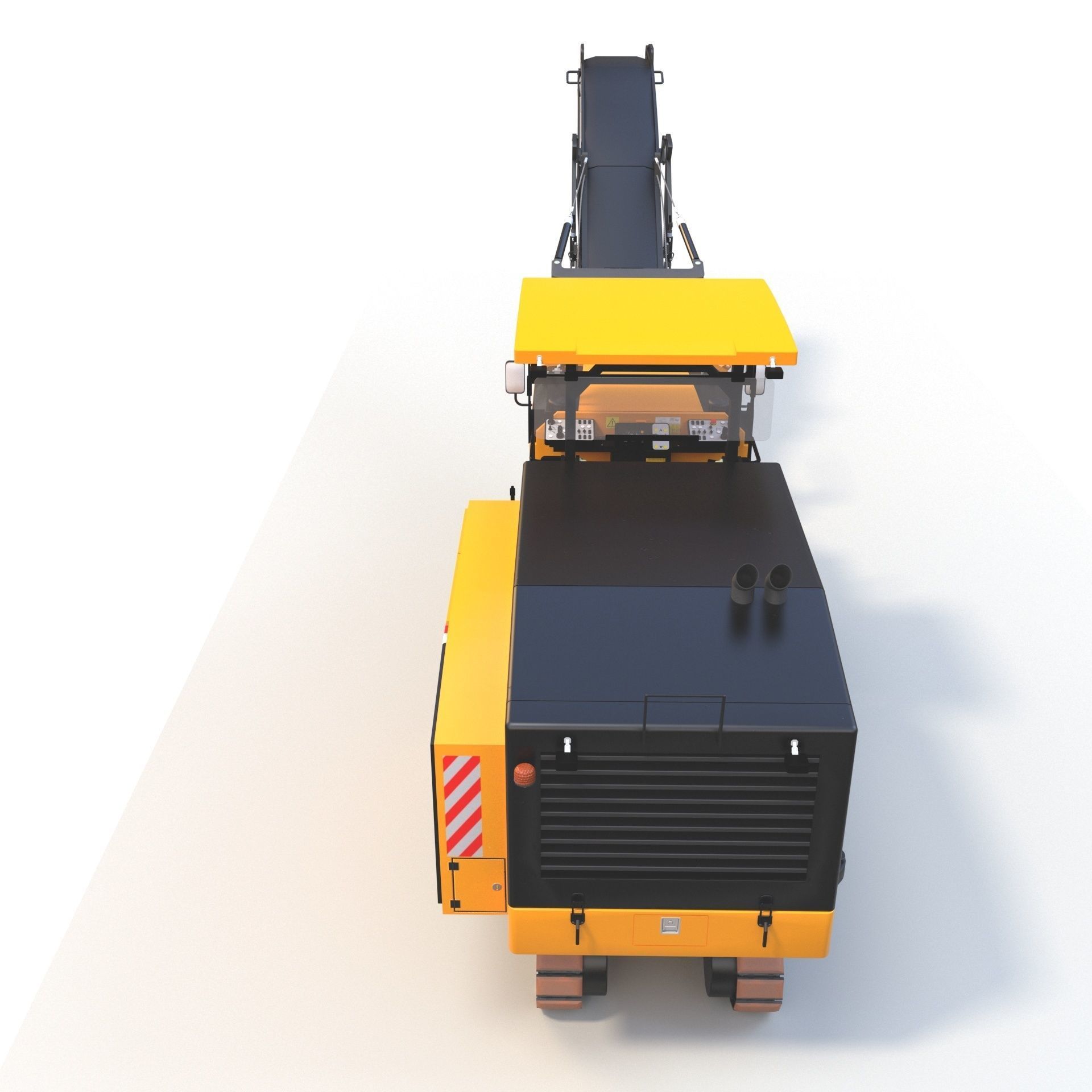  Asphalt Milling Machine 1 3D model_4