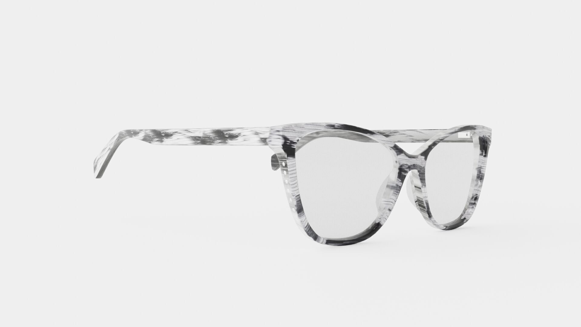 Moschino - MOS550 79D Glasses Low-poly 3D model_1