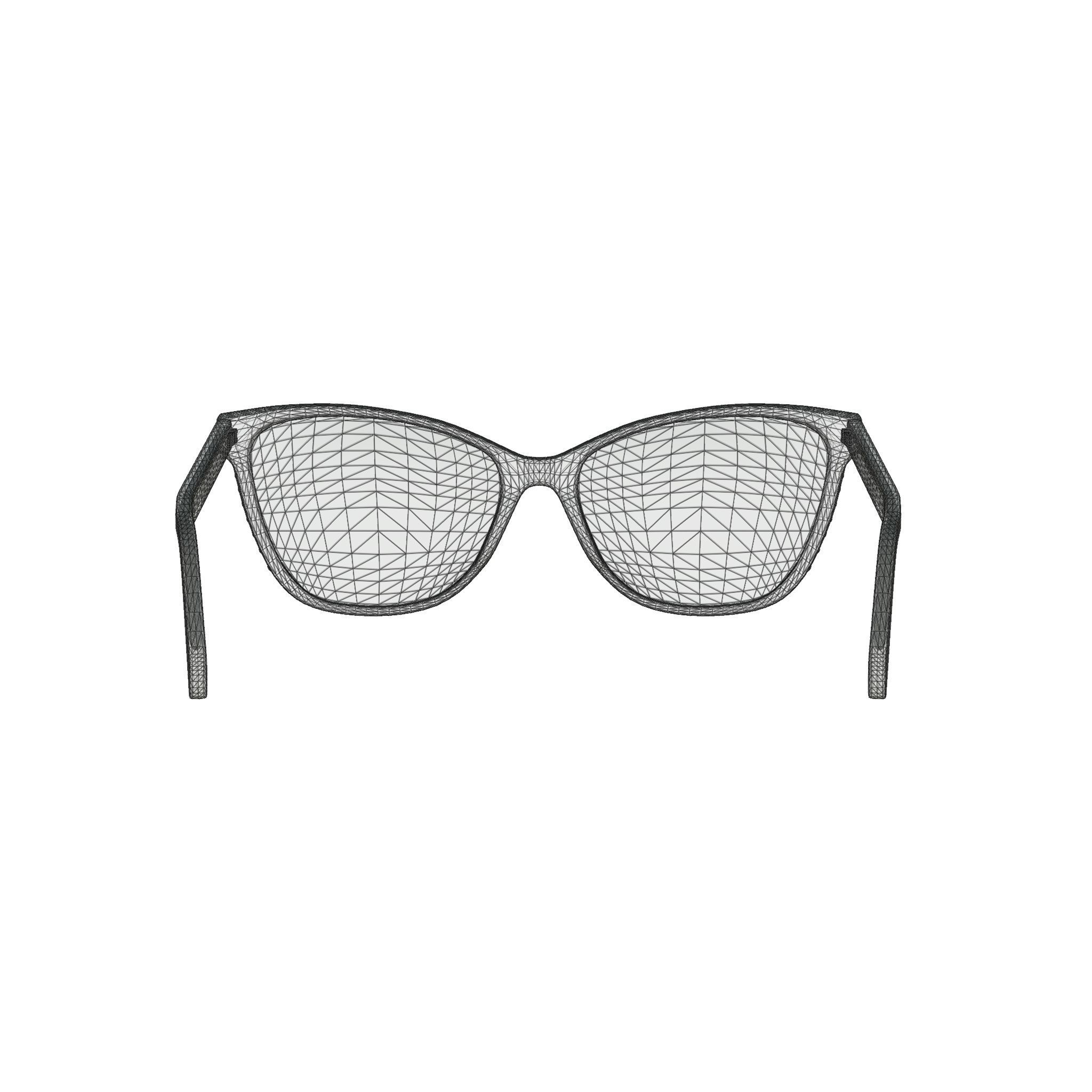 Moschino - MOS550 79D Glasses Low-poly 3D model_8