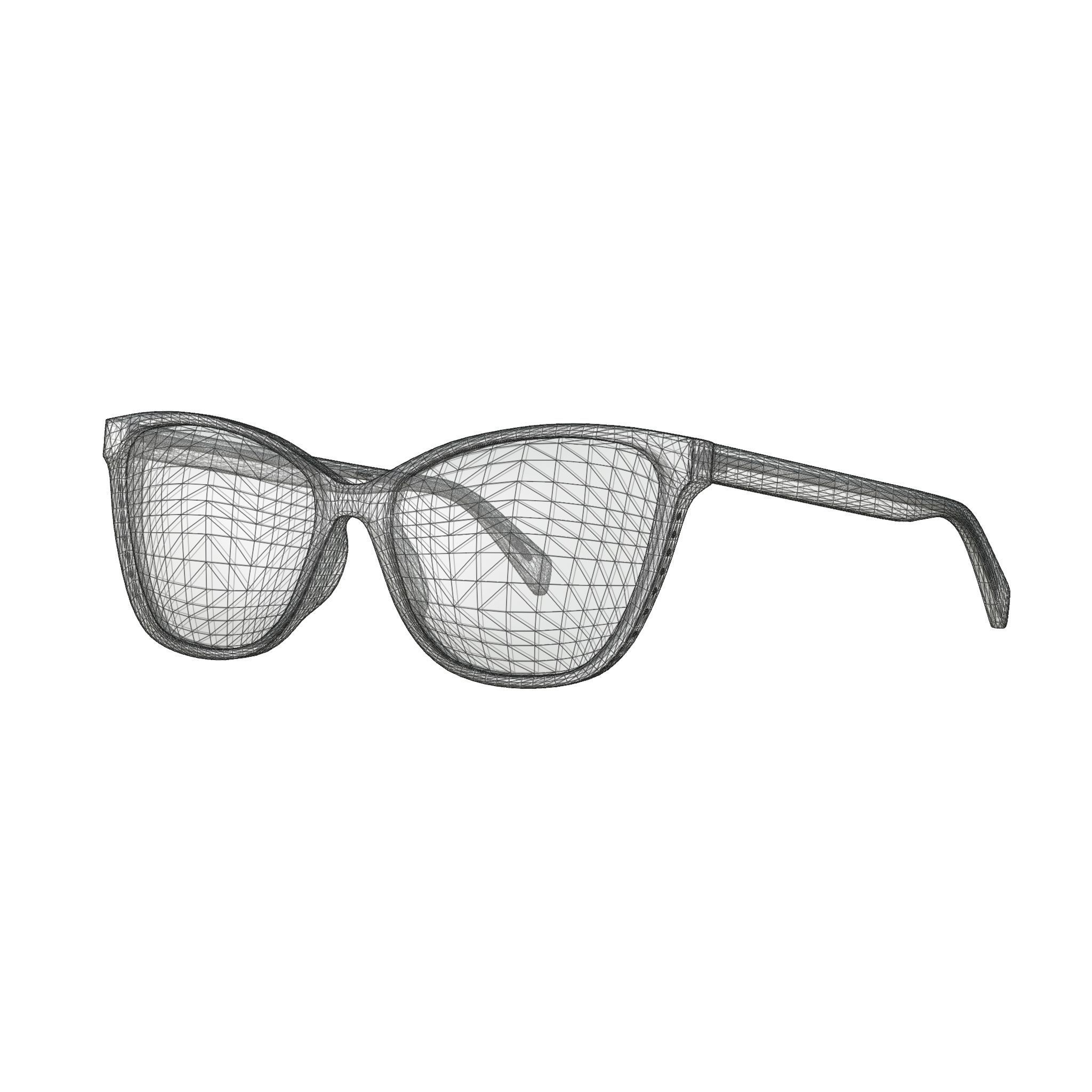 Moschino - MOS550 79D Glasses Low-poly 3D model_6