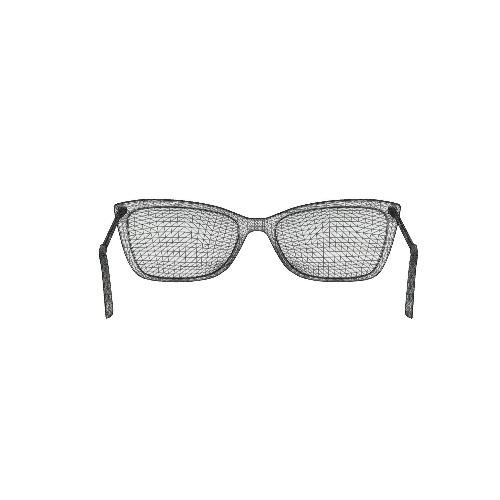 Moschino - MOS547 086 Glasses Low-poly 3D model_5