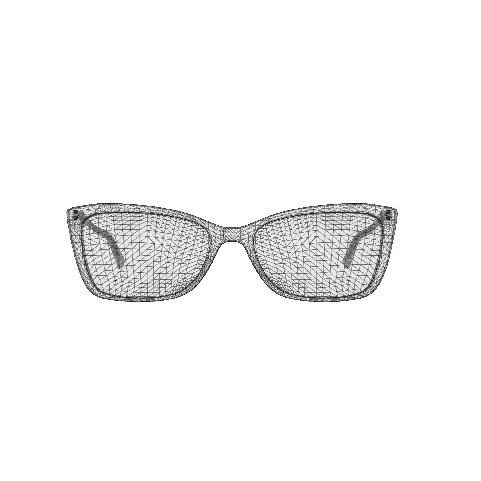 Moschino - MOS547 086 Glasses Low-poly 3D model_6