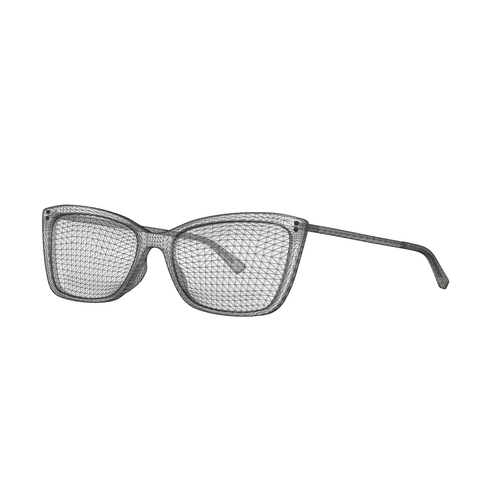 Moschino - MOS547 086 Glasses Low-poly 3D model_4