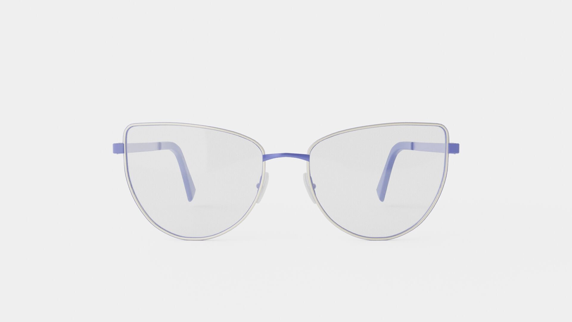 Moschino - MOS534 3YG Glasses Low-poly 3D model_1