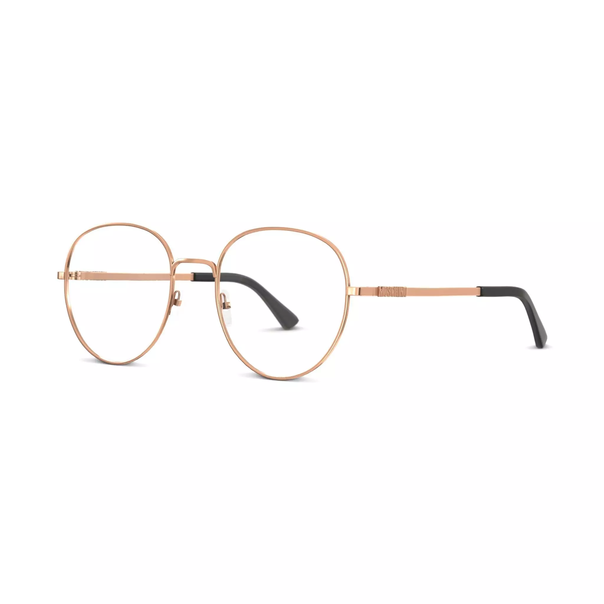 Moschino - MOS533 DDB Glasses Low-poly 3D model_0