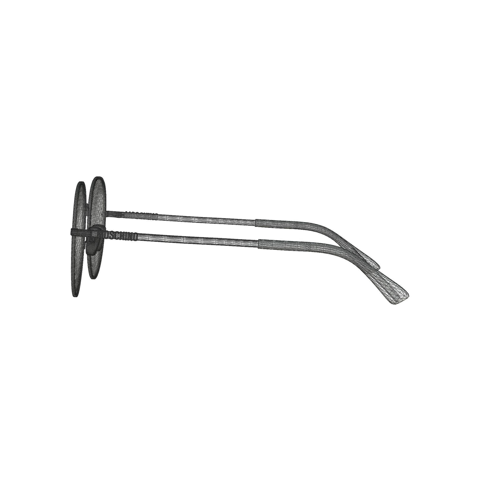 Moschino - MOS533 DDB Glasses Low-poly 3D model_7