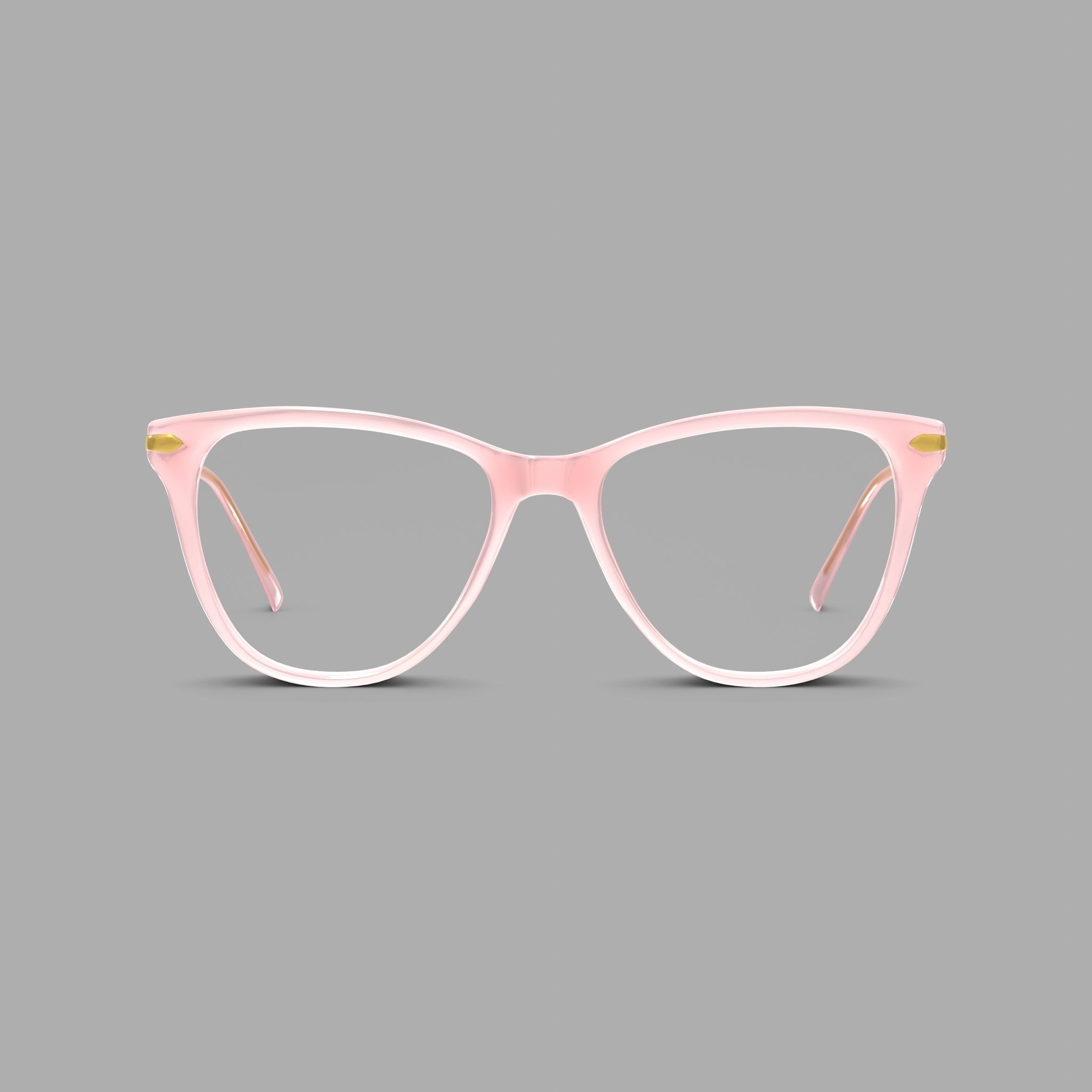 Modo - Driggs Pink Crystal Glasses Low-poly 3D model_2