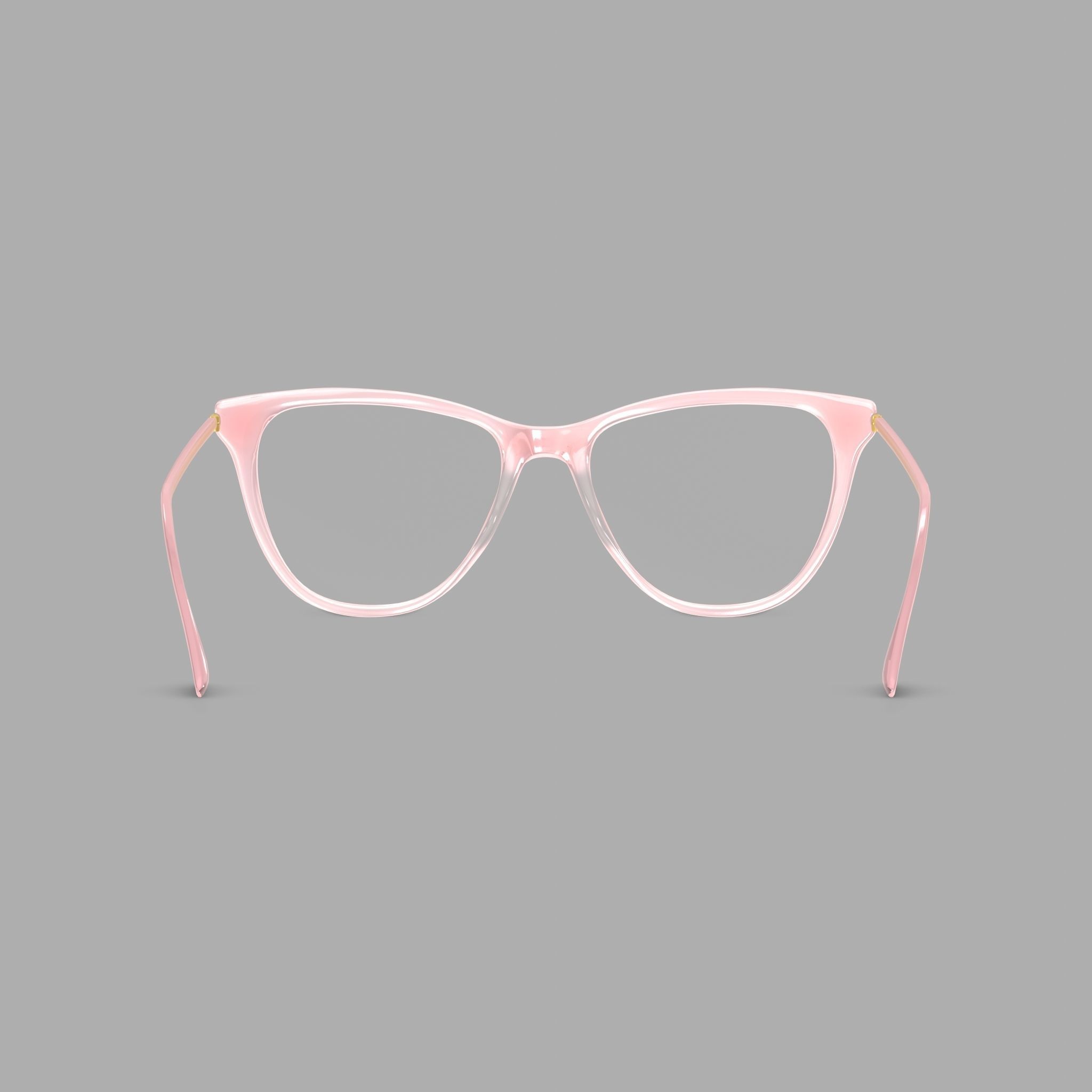 Modo - Driggs Pink Crystal Glasses Low-poly 3D model_1