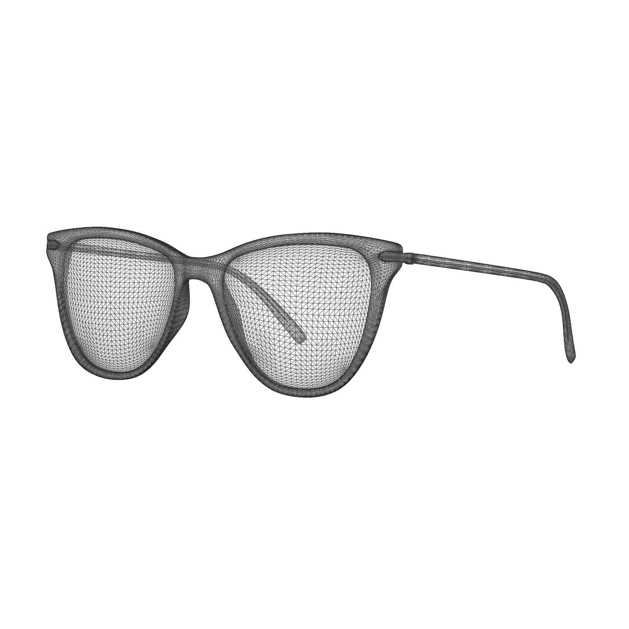 Modo - Driggs Pink Crystal Glasses Low-poly 3D model_4