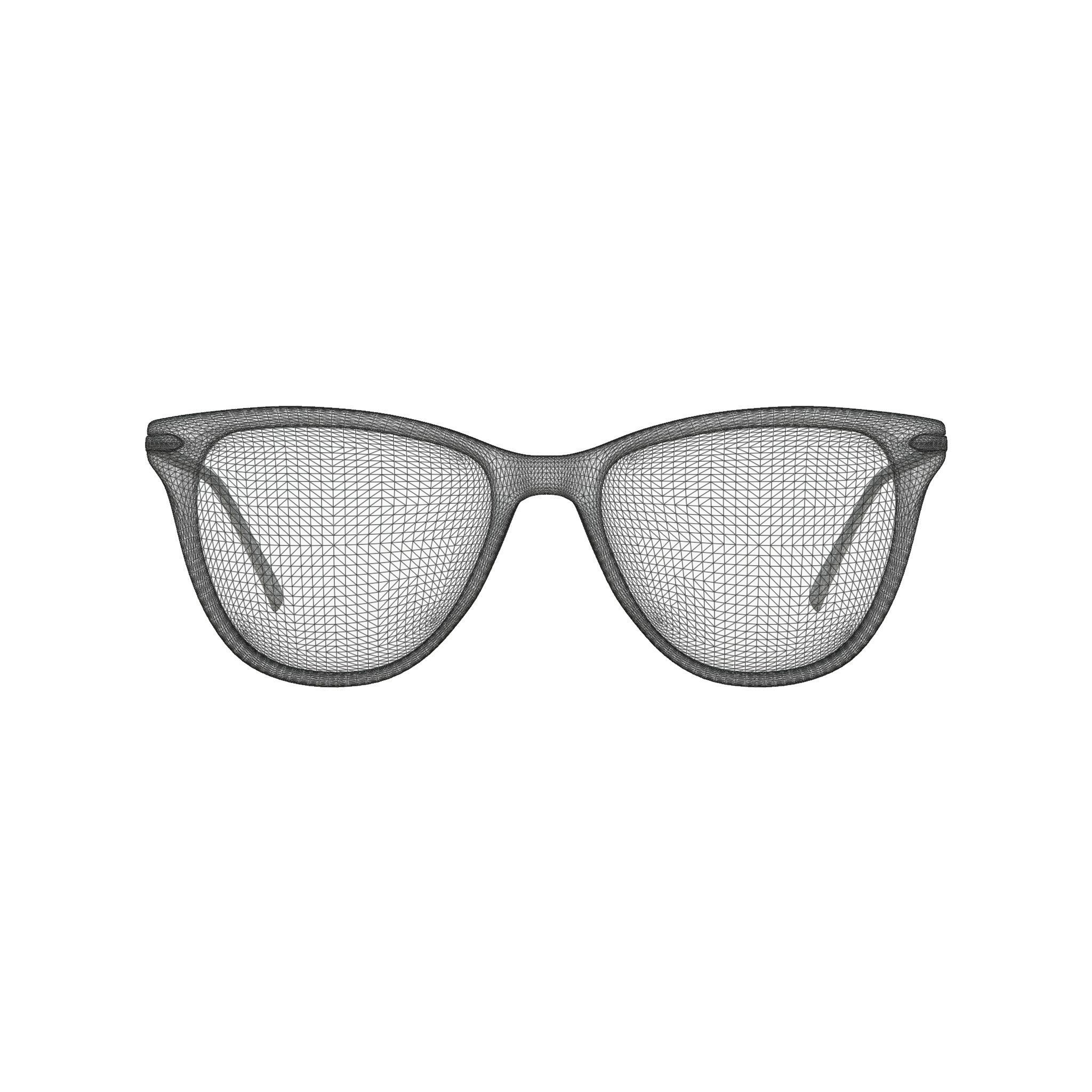Modo - Driggs Pink Crystal Glasses Low-poly 3D model_6