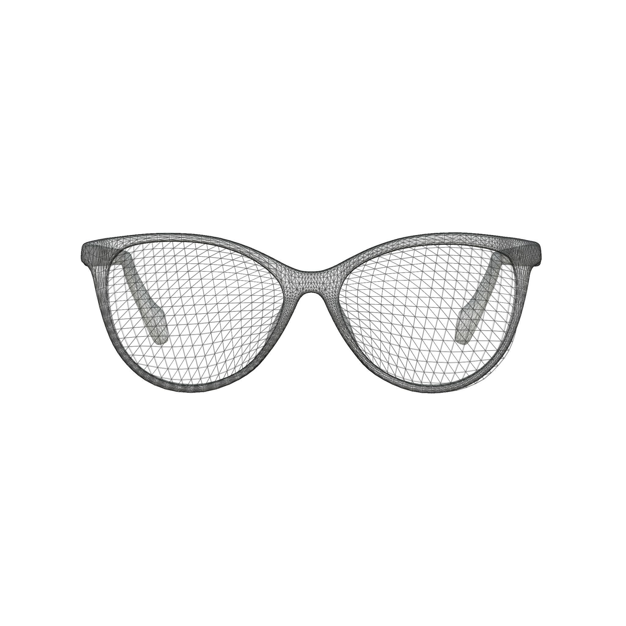 Missoni - MIS 0022 LHF Glasses Low-poly 3D model_6