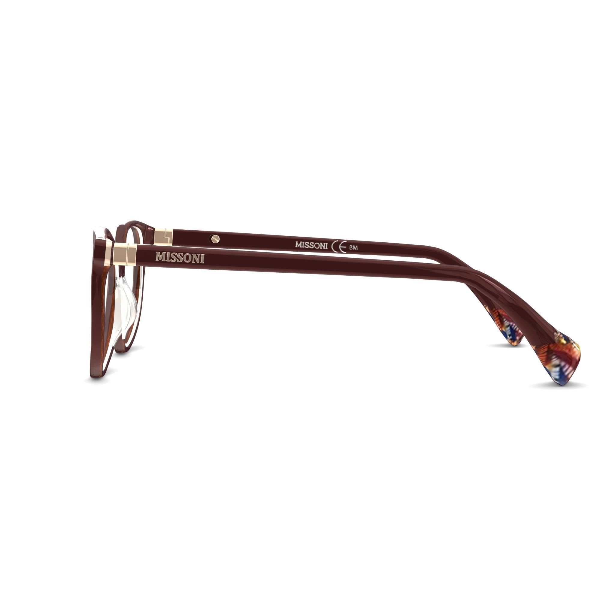 Missoni - MIS 0022 LHF Glasses Low-poly 3D model_3