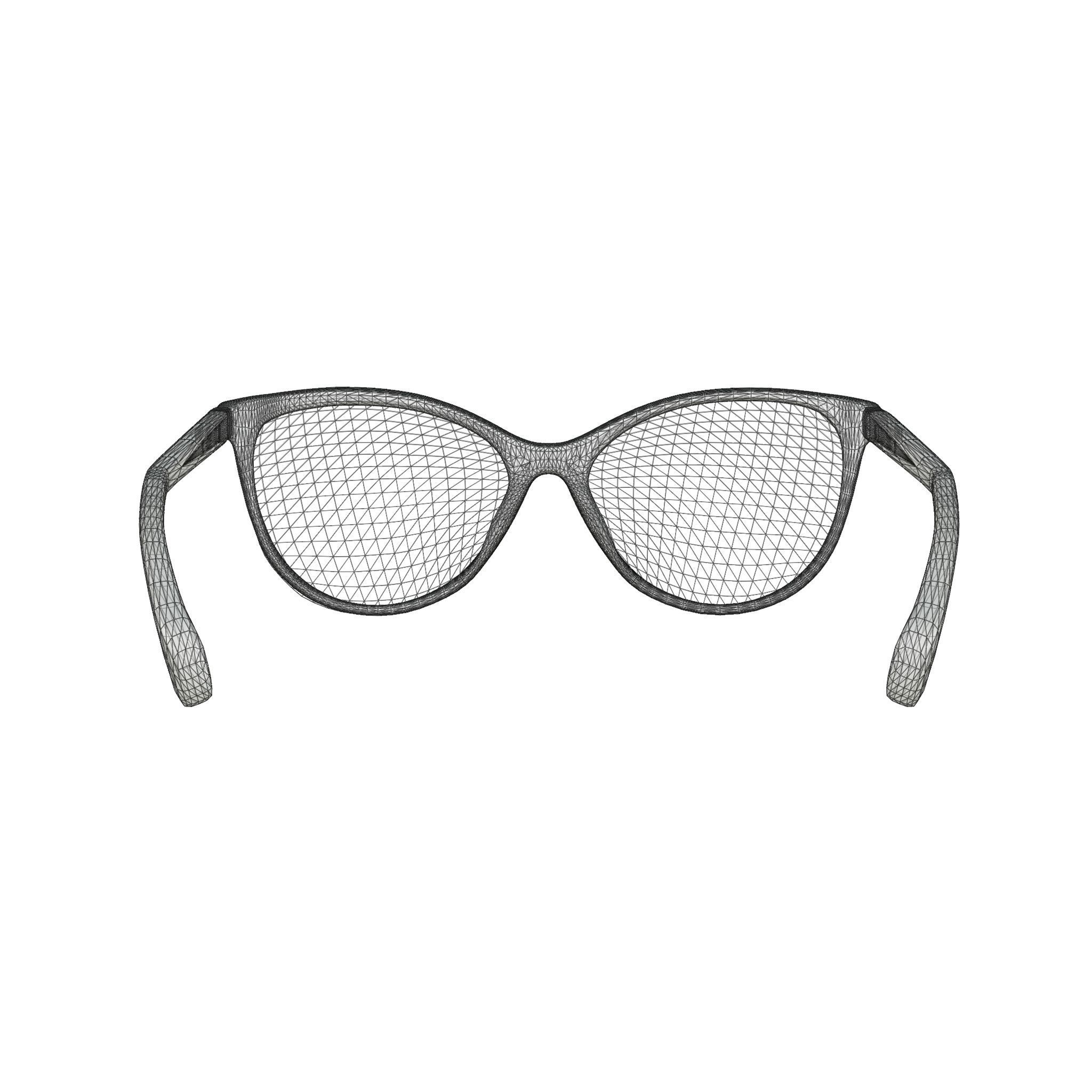 Missoni - MIS 0022 LHF Glasses Low-poly 3D model_5