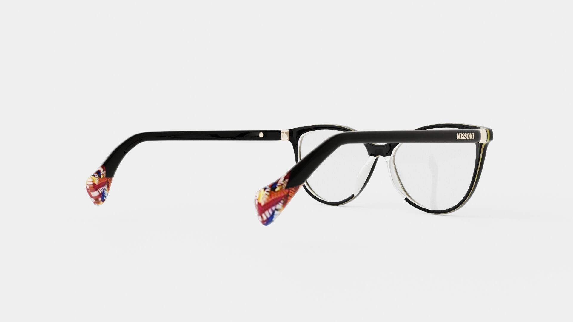 Missoni - MIS 0022 807 Glasses Low-poly 3D model_3