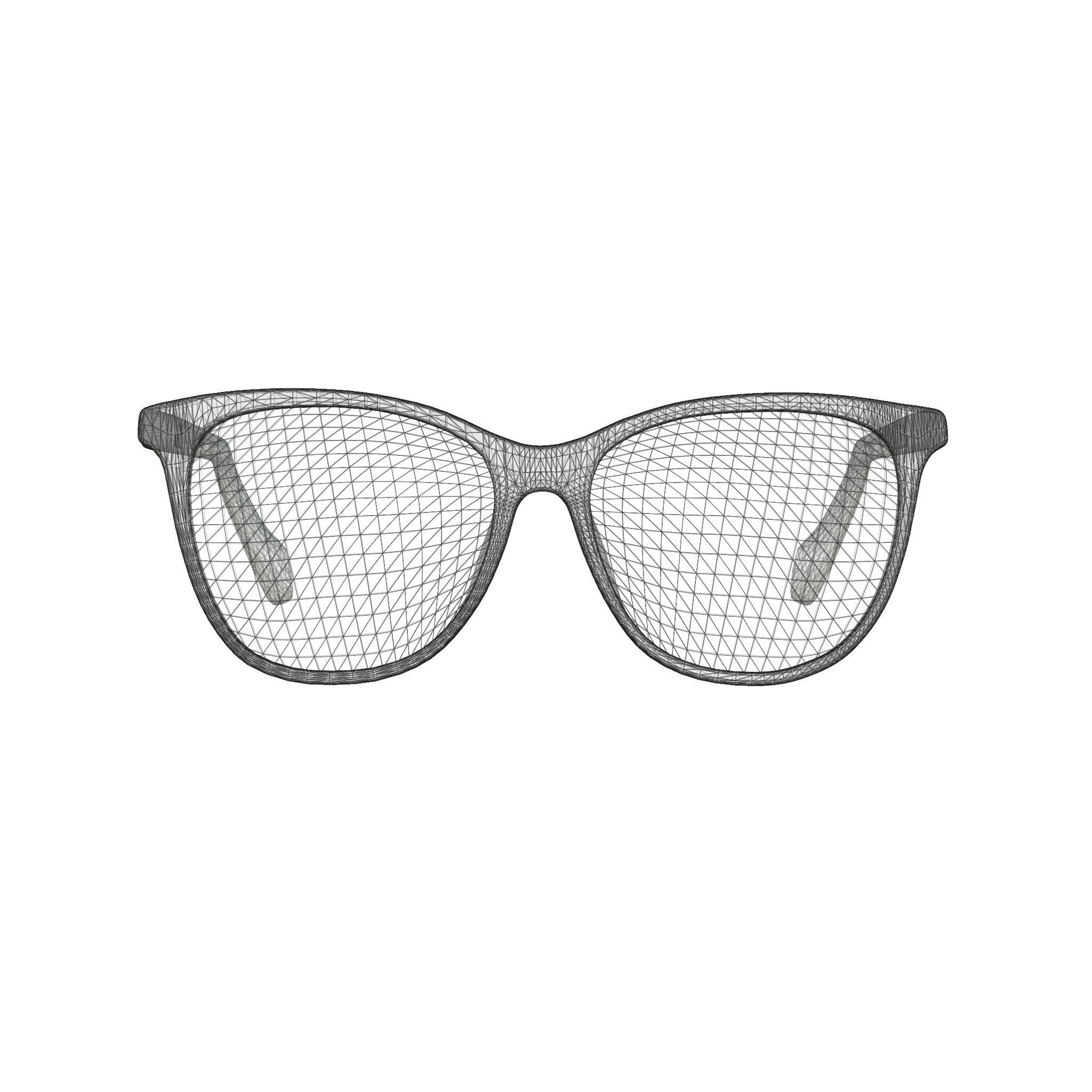 Missoni - MIS 0021 807 Glasses Low-poly 3D model_6