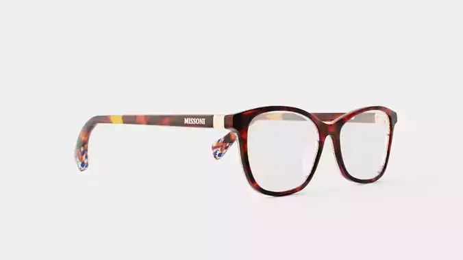 Missoni - MIS 0020 0UC Glasses Low-poly 3D model