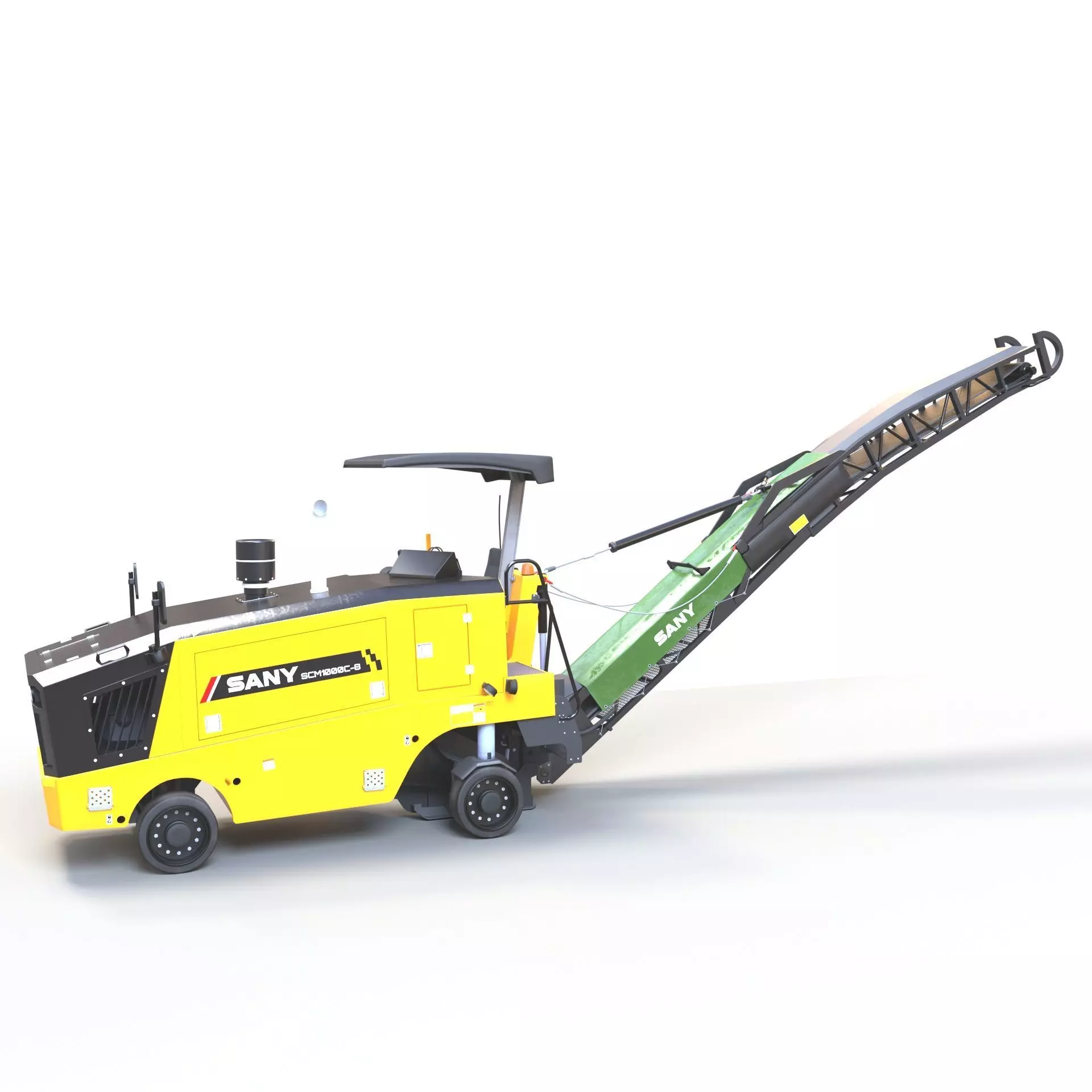 Asphalt Milling Machine 2 3D model