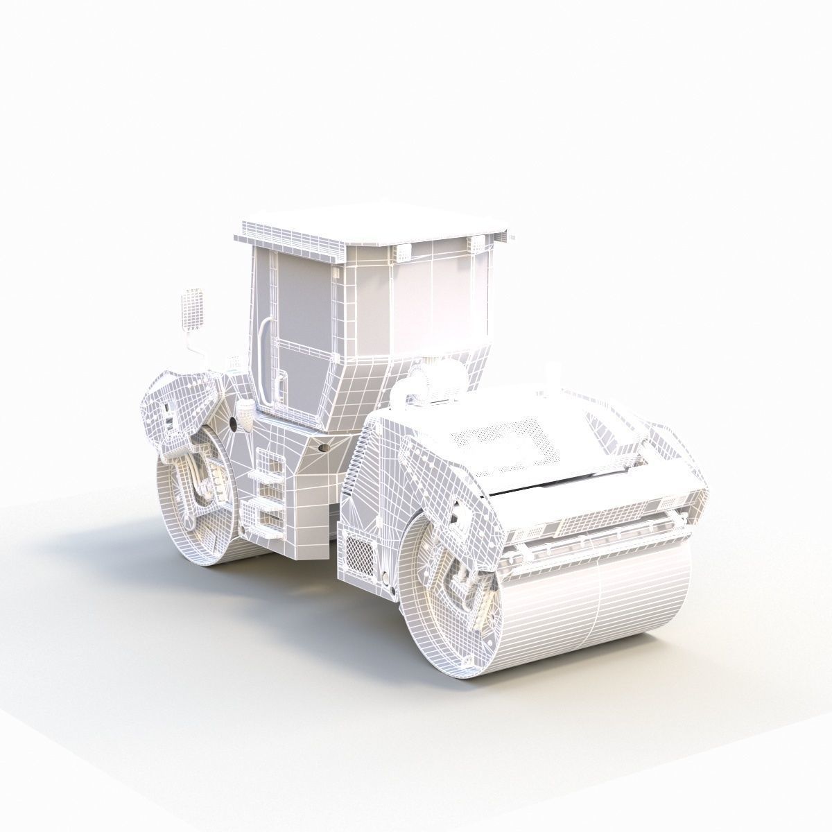 Road Roller 1 3D model_13