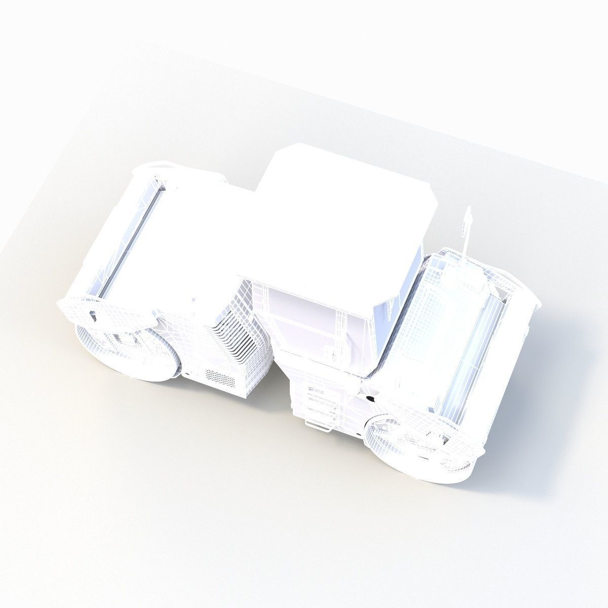 Road Roller 1 3D model_14