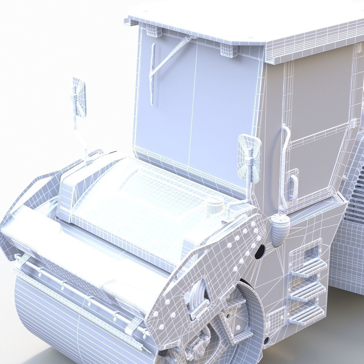 Road Roller 1 3D model_15