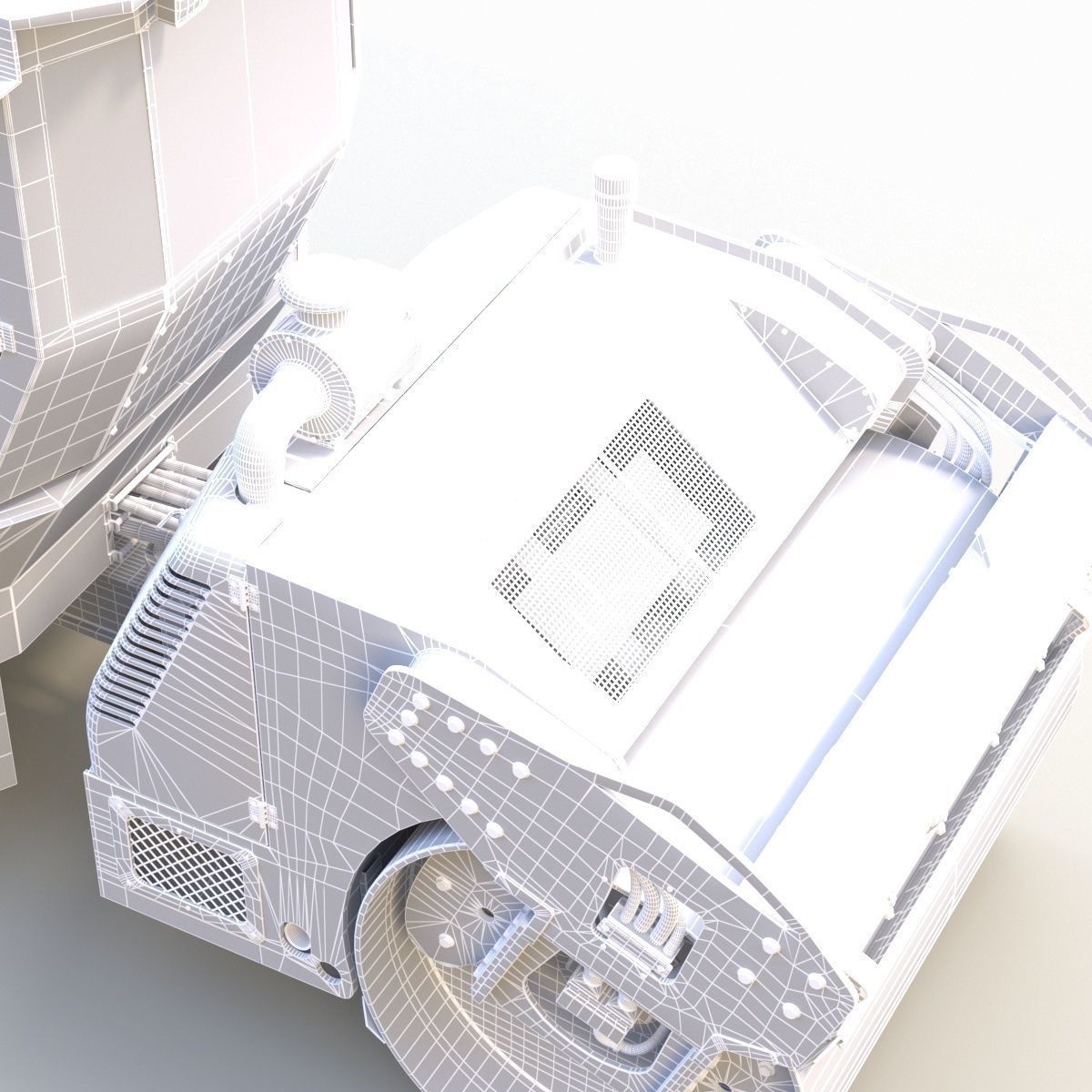 Road Roller 1 3D model_16