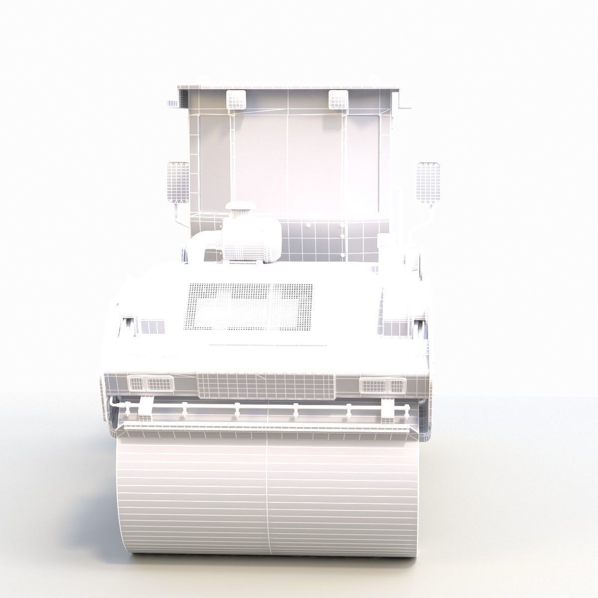 Road Roller 1 3D model_17