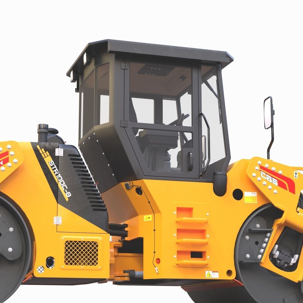 Road Roller 1 3D model_8