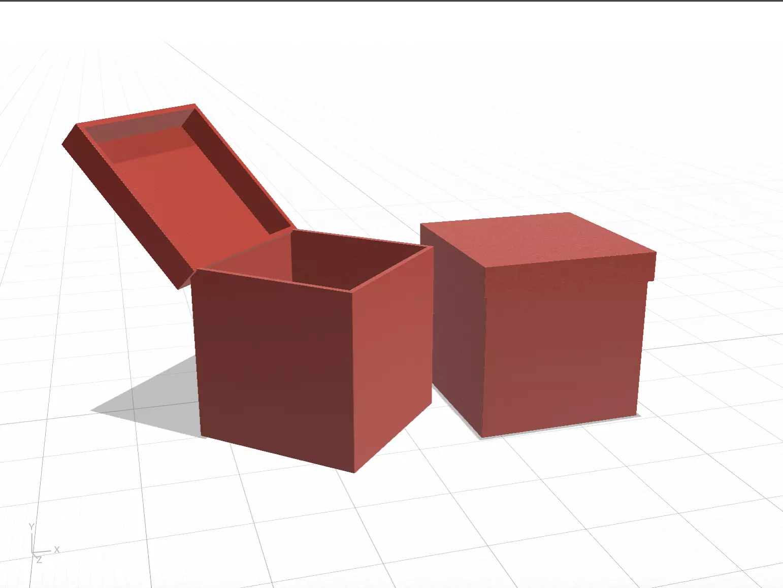 open box closed box 3d model 3D model_0
