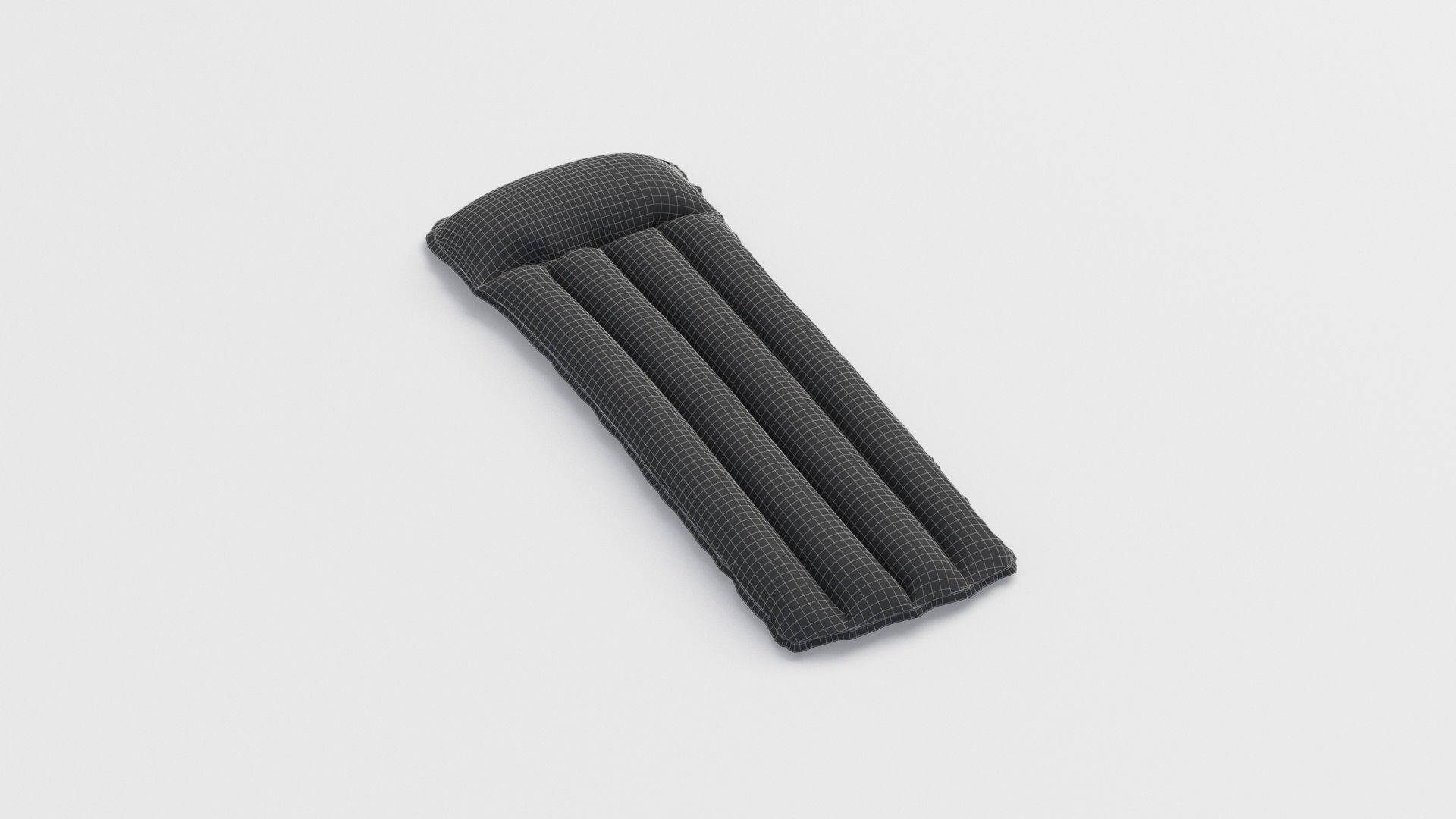 Inflatable Swim Mattress - air float swimming pool Low-poly 3D model_6