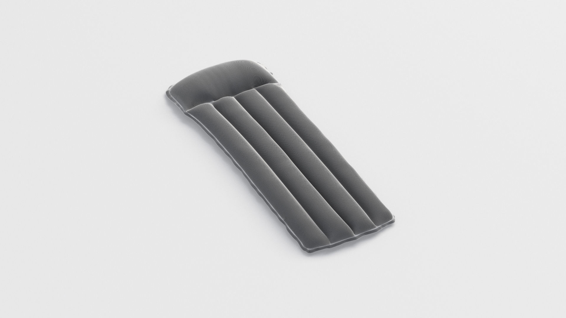 Inflatable Swim Mattress - air float swimming pool Low-poly 3D model_8