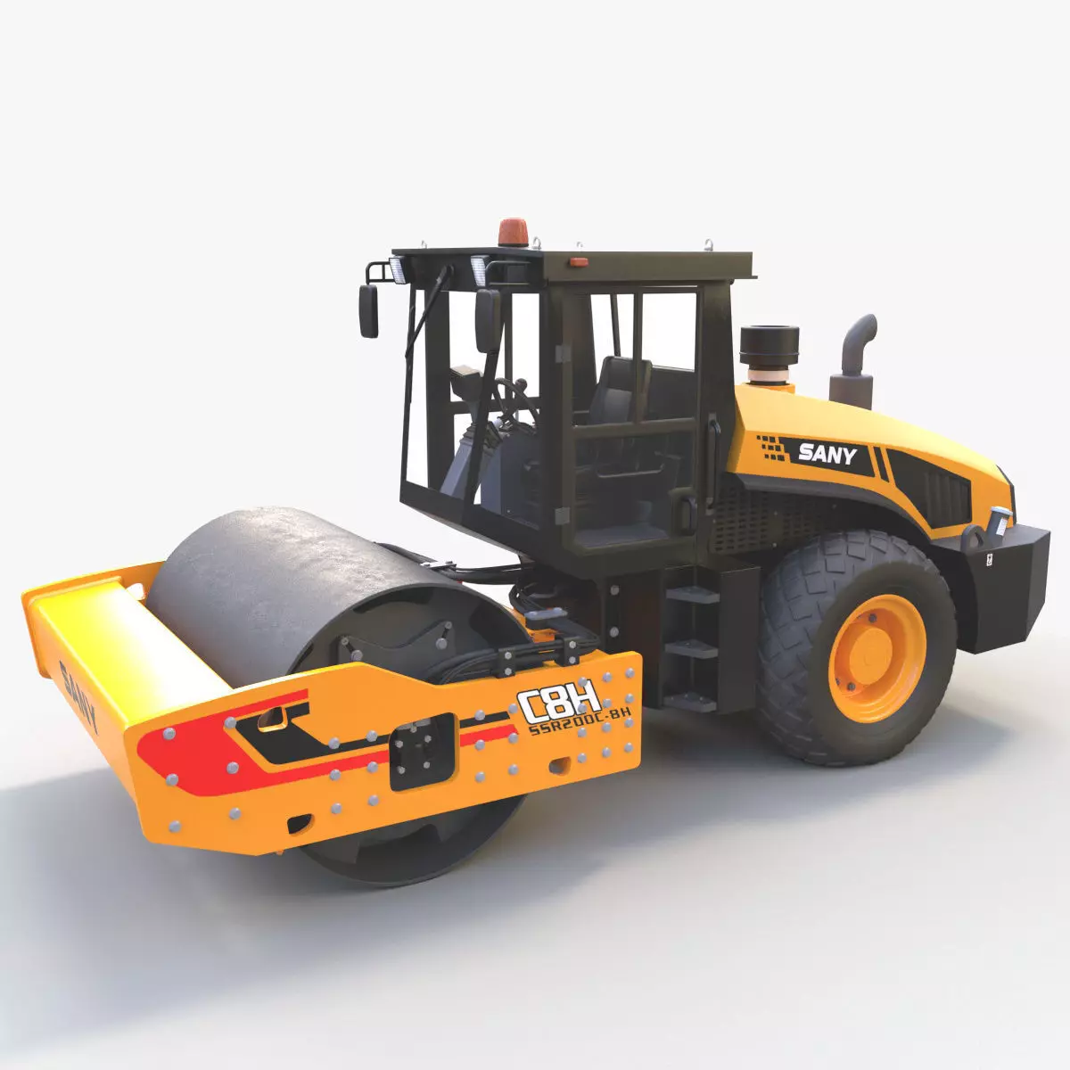 Road Roller 2 3D model